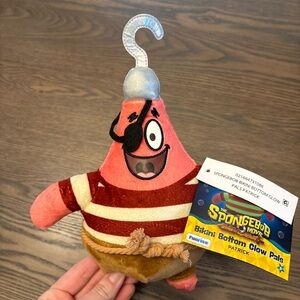 SpongeBob SquarePants Patrick Pirate Plush - Pink and Brown